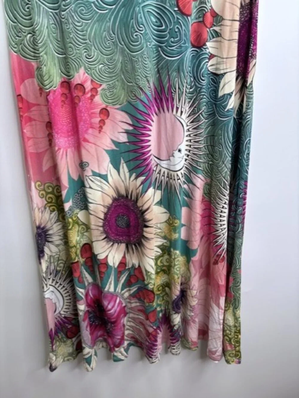 Johnny Was The Janie Favorite Cap Sleeve Midi Dress Size M Floral NWOT - Picture 6 of 10